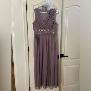 Dusty pink R&M Richards dress, Size 12